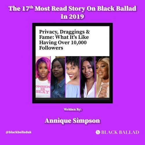 black ballad 17th most read story 2019