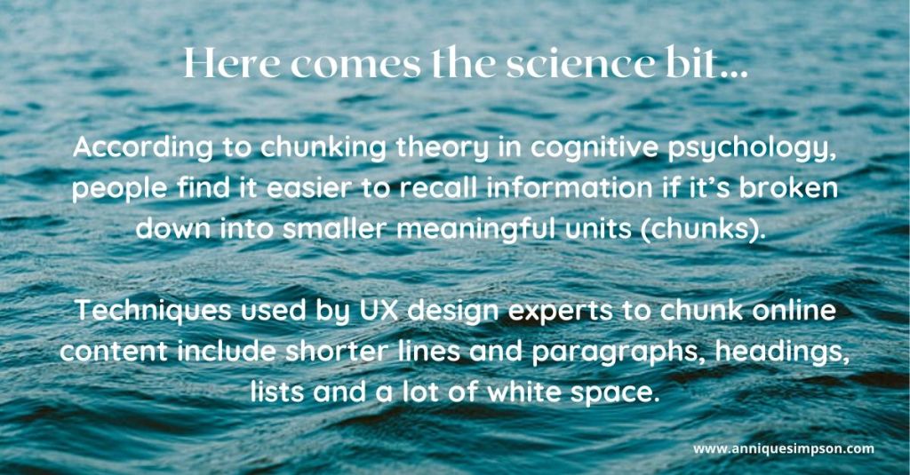 chunking psychology definition